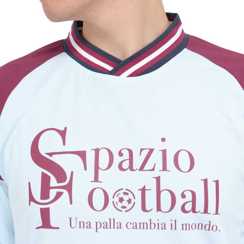 スパッツィオ（SPAZIO）（メンズ、レディース）サッカー フットサルウェア ラインリブ長袖プラシャツ GE-1006-23