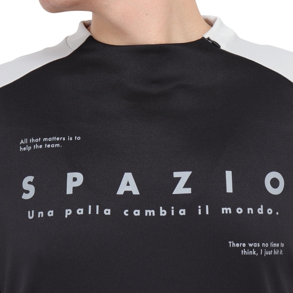 スパッツィオ（SPAZIO）（メンズ、レディース）サッカー フットサルウェア 袖パネル ミッド トレーニングトップ GE-1036-02