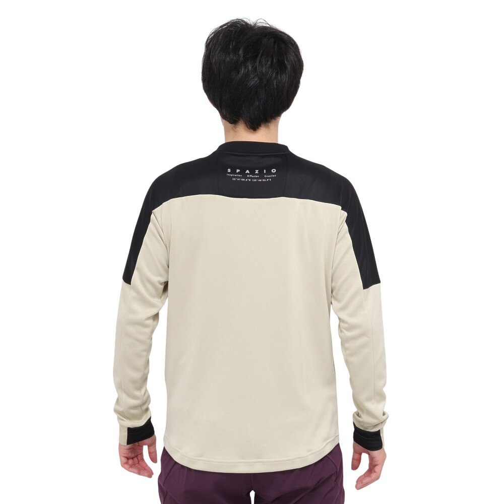 スパッツィオ（SPAZIO）（メンズ、レディース）サッカー フットサルウェア 袖パネル ミッド トレーニングトップ GE-1036-09