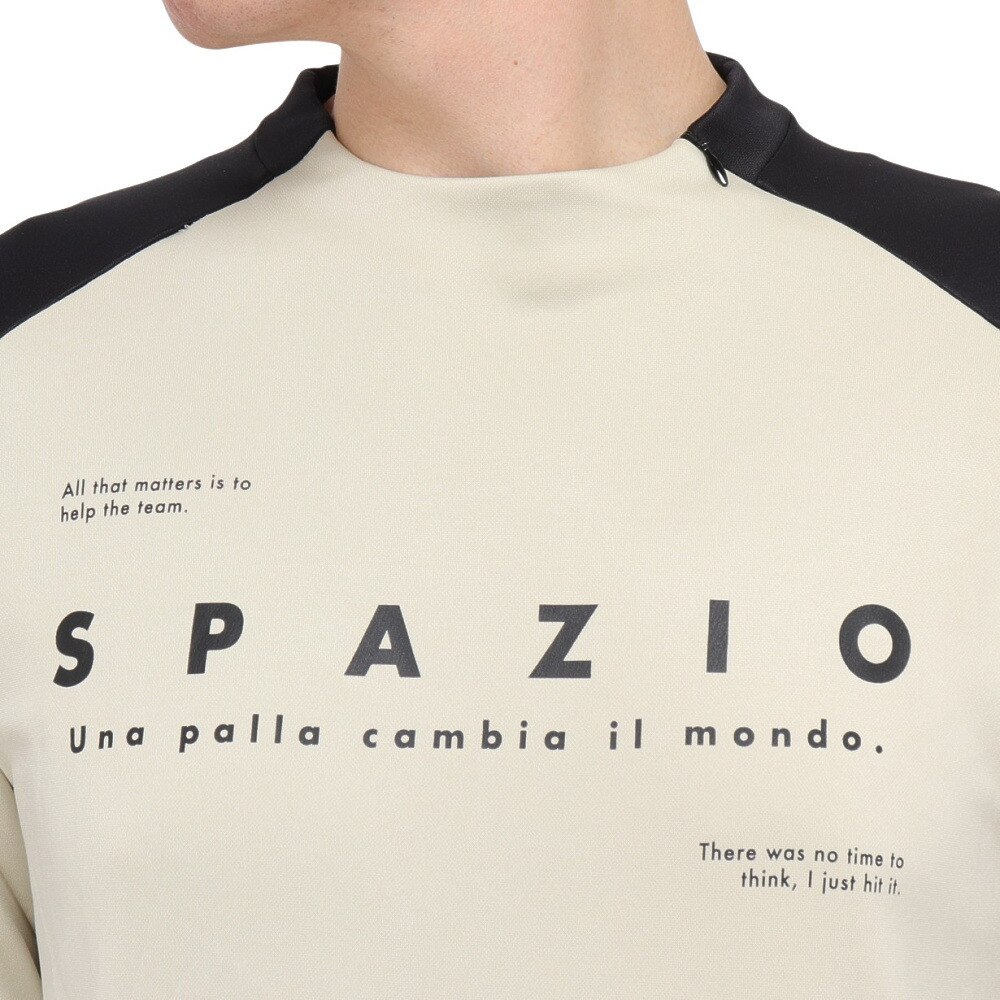 スパッツィオ（SPAZIO）（メンズ、レディース）サッカー フットサルウェア 袖パネル ミッド トレーニングトップ GE-1036-09