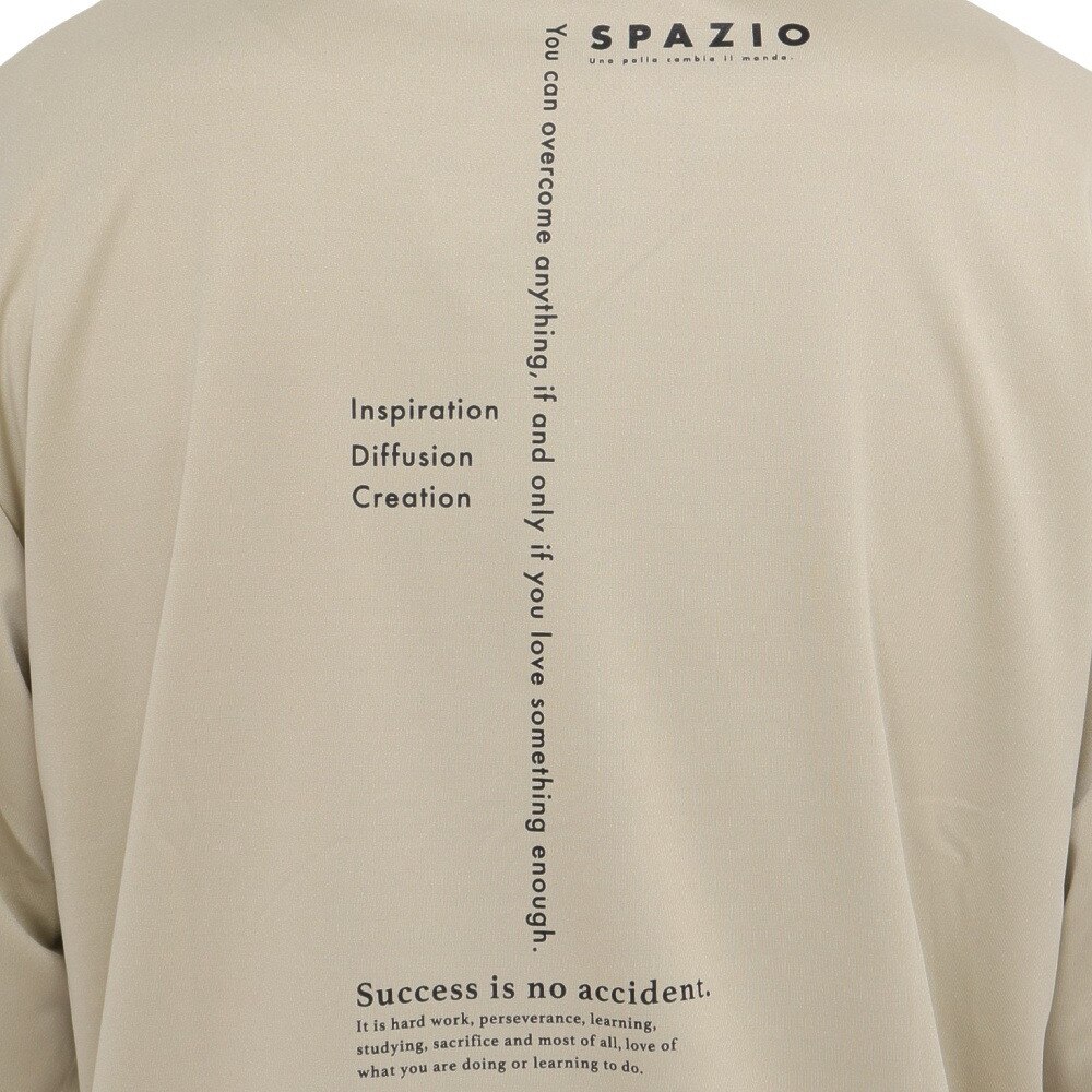 スパッツィオ（SPAZIO）（メンズ、レディース）サッカー フットサルウェア オーバーサイズ Vネック長袖プラシャツ GE-1037-09