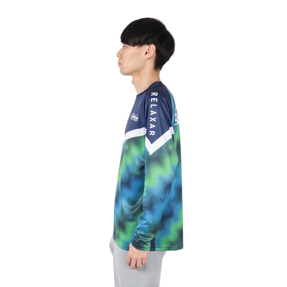 ダウポンチ（DalPonte）（メンズ）サッカー フットサルウェア RX 昇華 長袖プラシャツ DPZRX208-NAVY