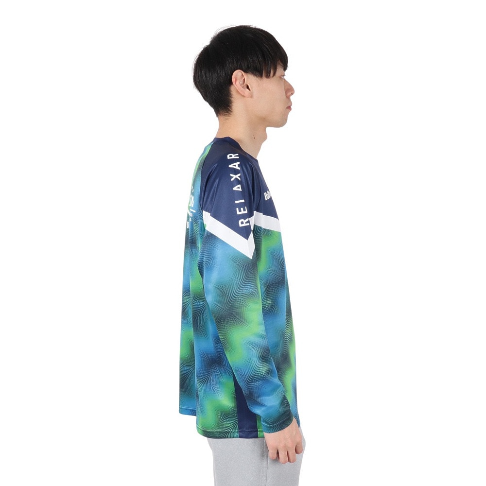 ダウポンチ（DalPonte）（メンズ）サッカー フットサルウェア RX 昇華 長袖プラシャツ DPZRX208-NAVY