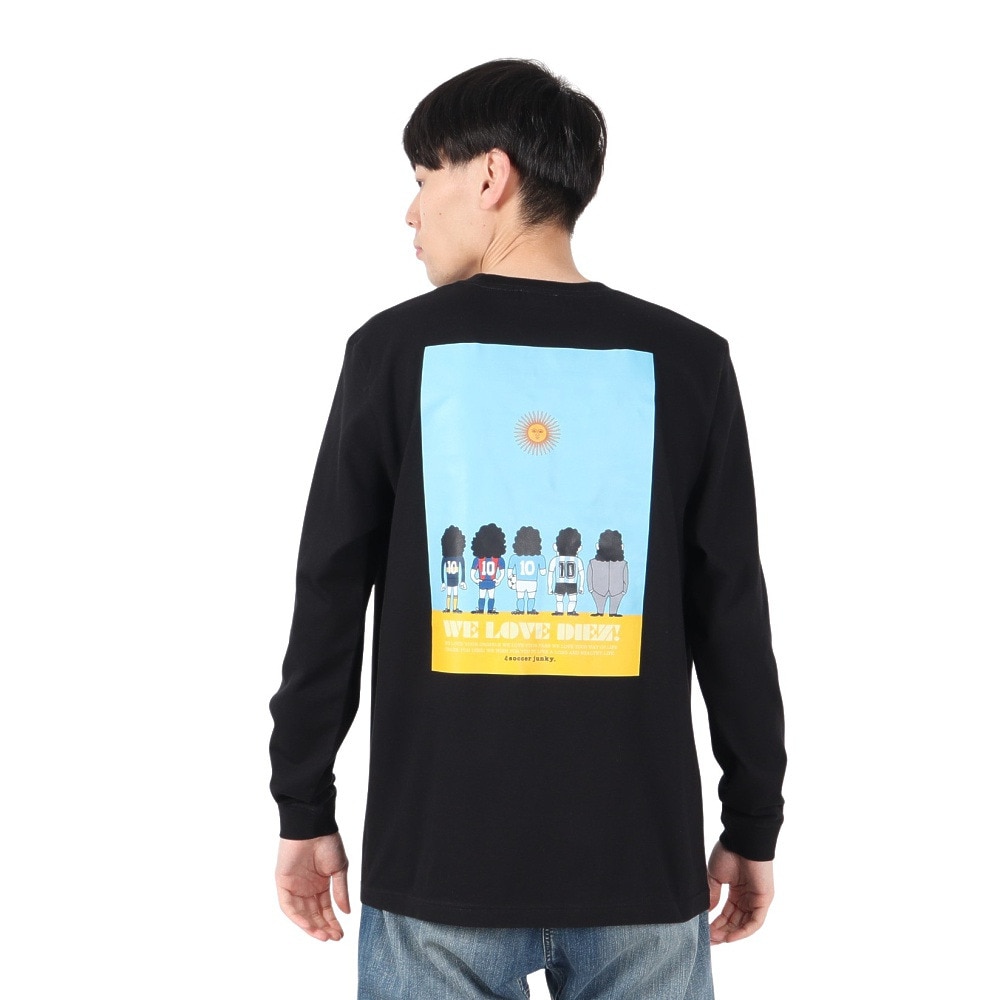 サッカージャンキー（soccer junky）（メンズ）サッカー フットサルウェア LOVE DIEZ! 長袖Tシャツ SJ24E76-2