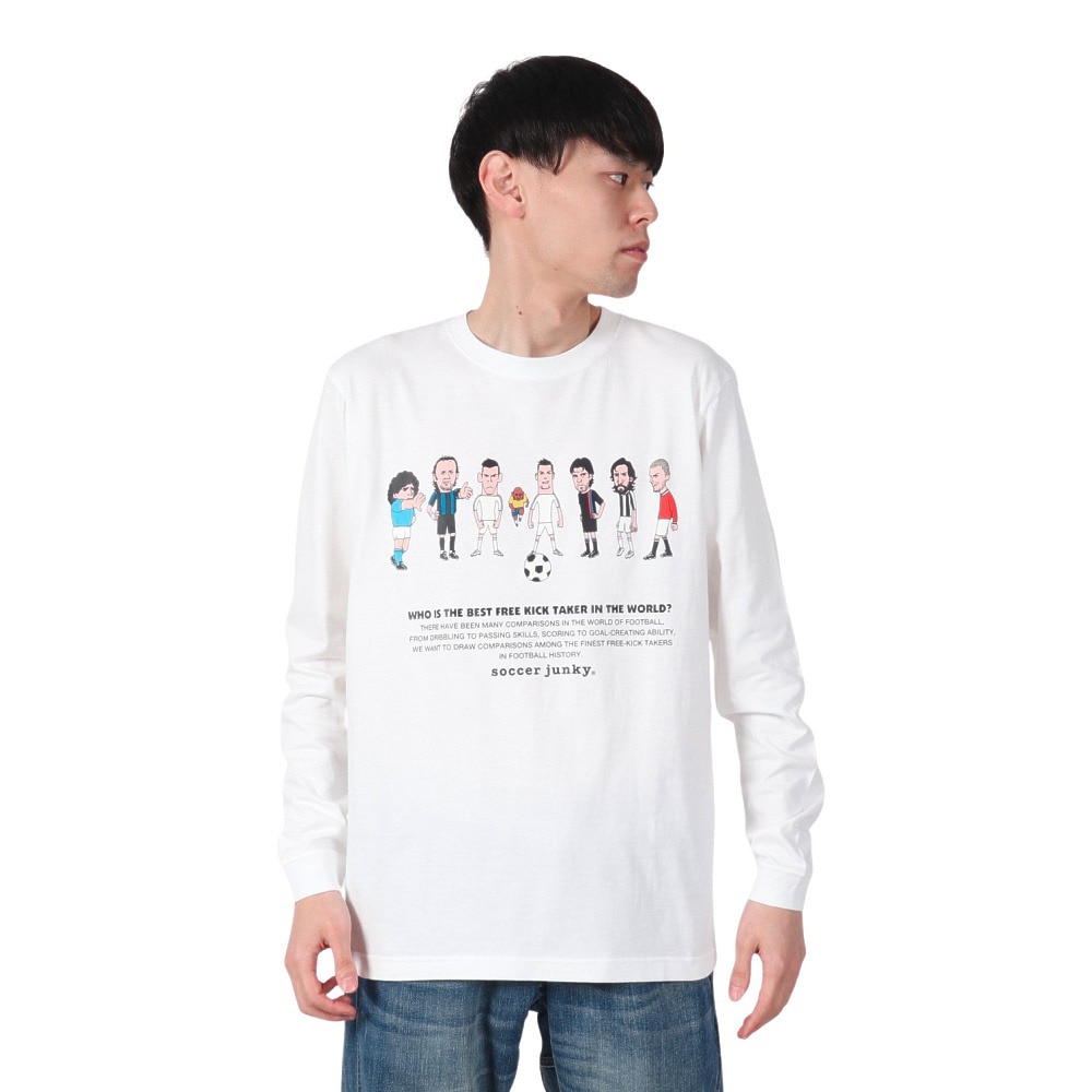サッカージャンキー（soccer junky）（メンズ、レディース）サッカー フットサルウェア free kicker サッカージャンキー×Jerry 長袖Tシャツ SJ24E91-1