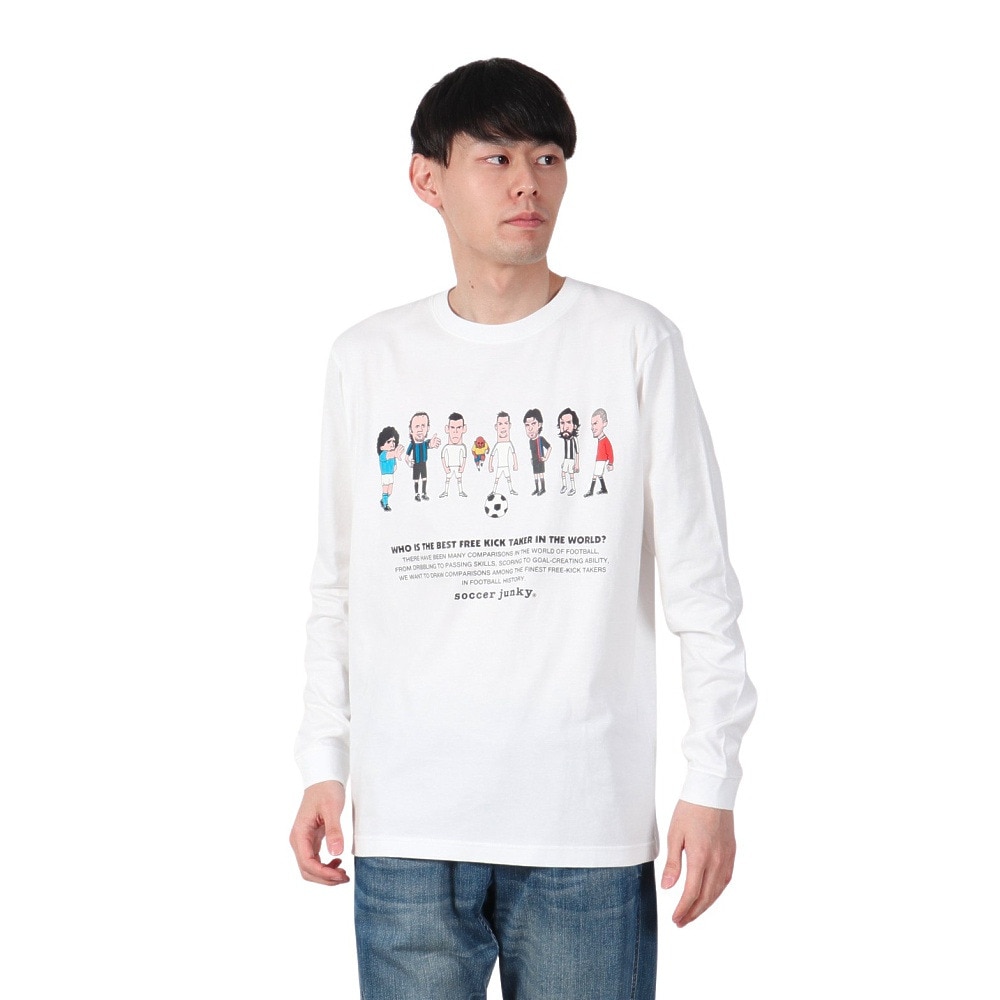 サッカージャンキー（soccer junky）（メンズ、レディース）サッカー フットサルウェア free kicker サッカージャンキー×Jerry 長袖Tシャツ SJ24E91-1