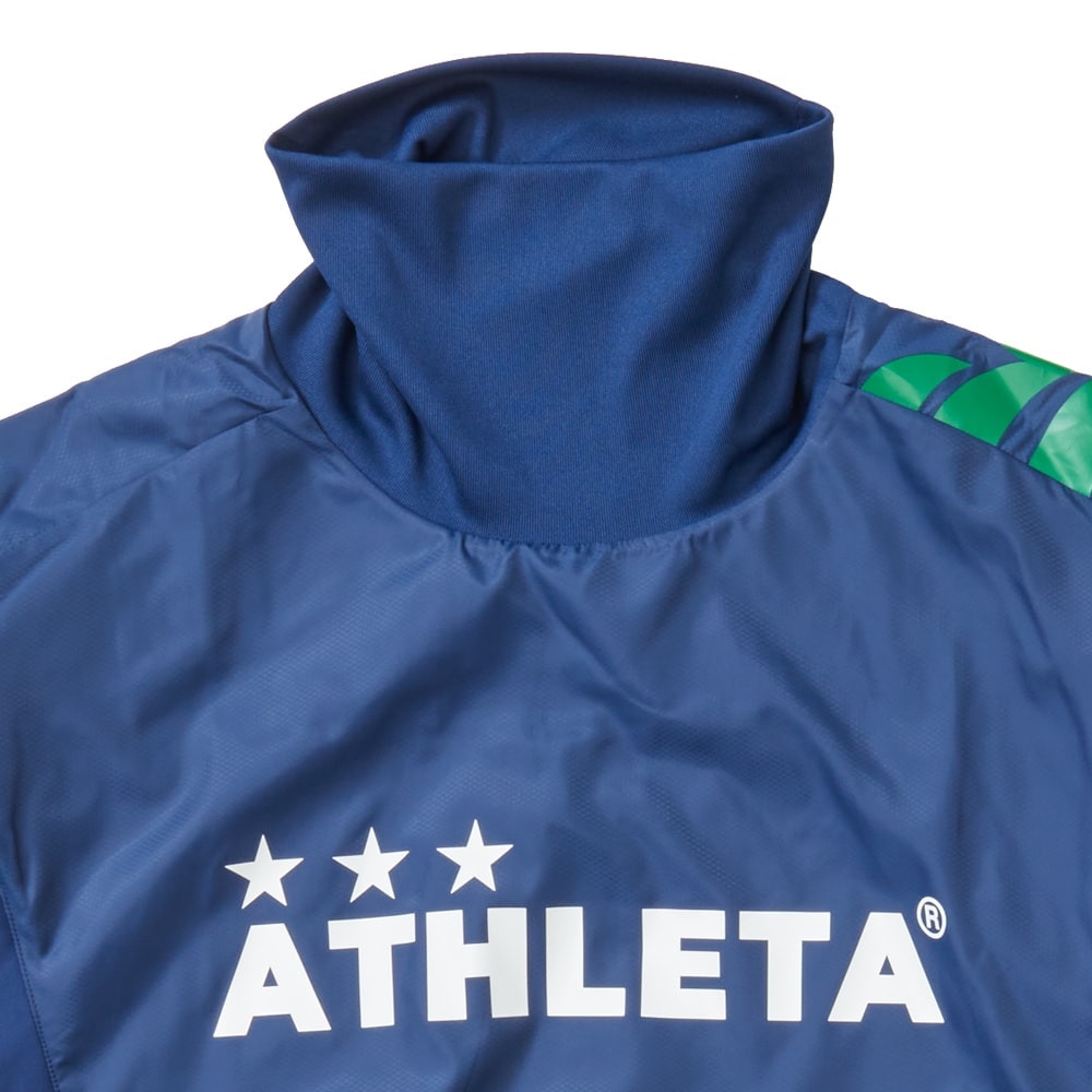 アスレタ（ATHLETA）（メンズ、レディース）サッカー フットサルウェア ハイネックピステシャツ XE-401 NVY