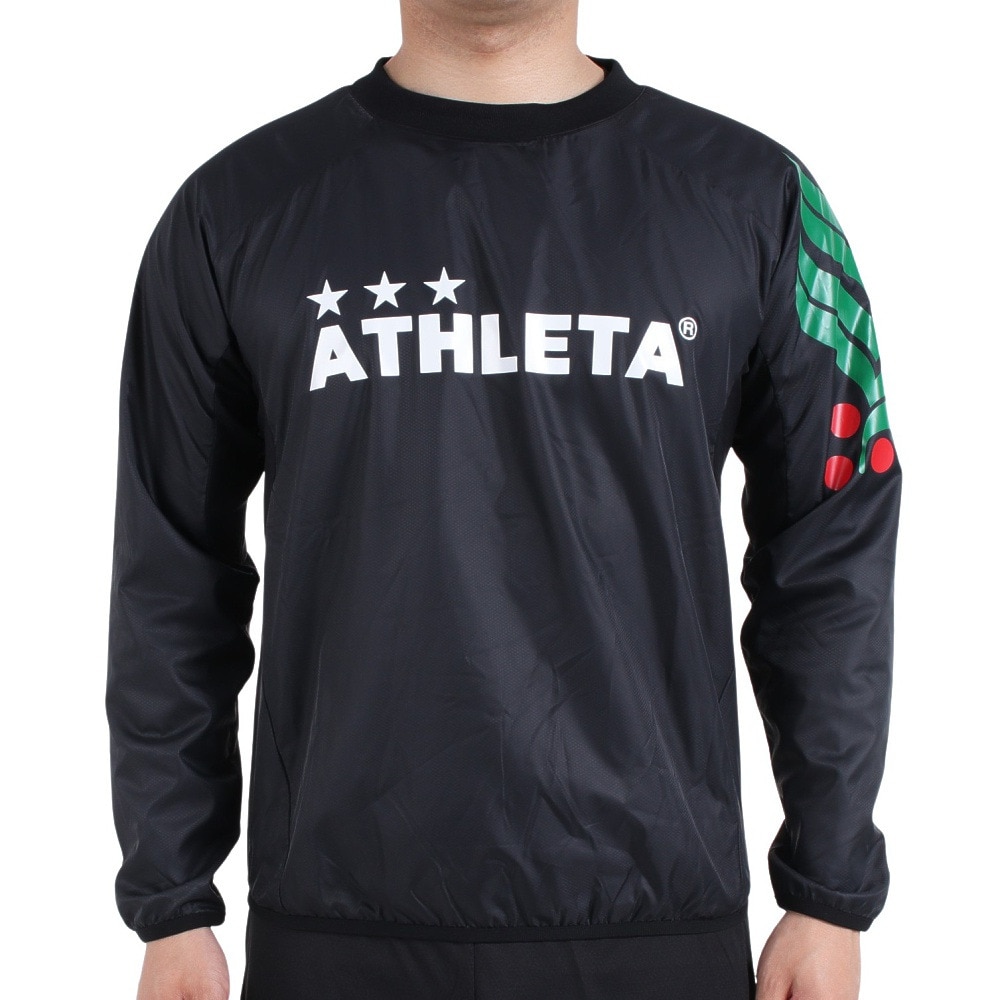 アスレタ（ATHLETA）（メンズ、レディース）サッカー フットサルウェア ピステシャツ XE-402 BLK