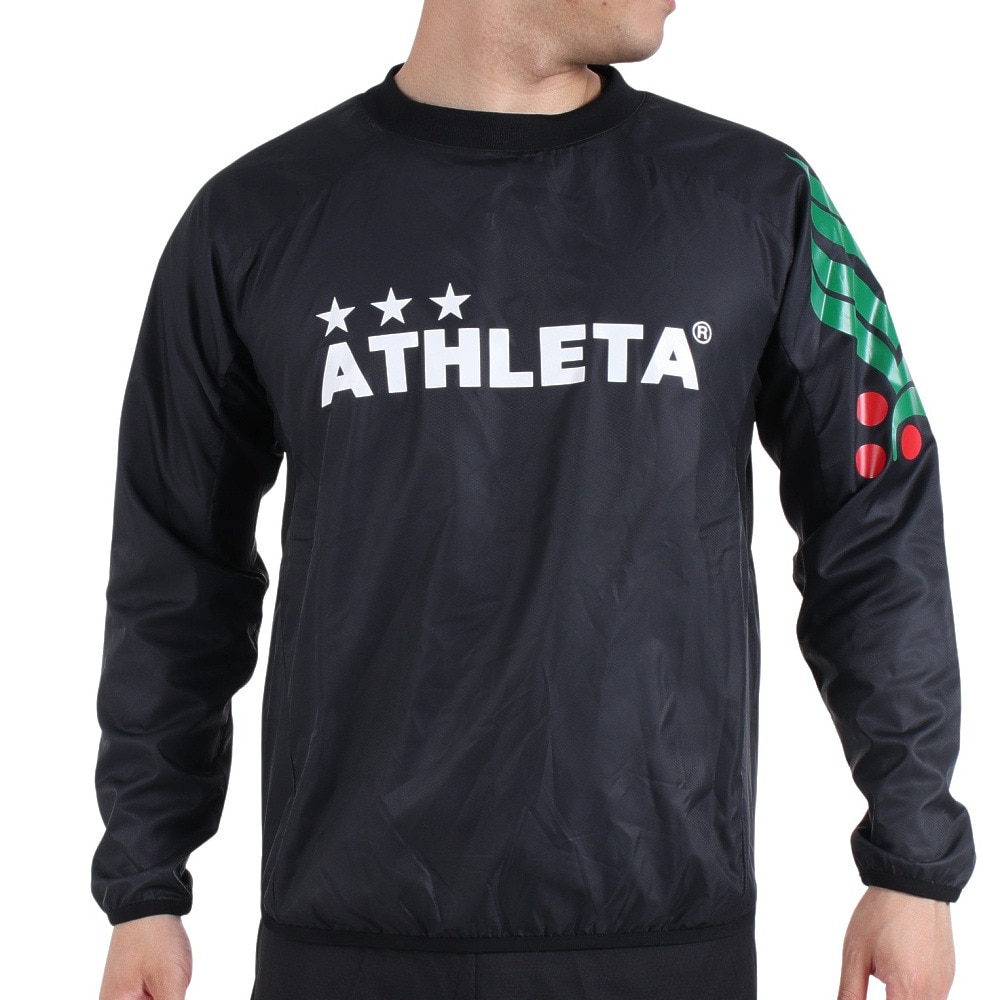 アスレタ（ATHLETA）（メンズ、レディース）サッカー フットサルウェア ピステシャツ XE-402 BLK