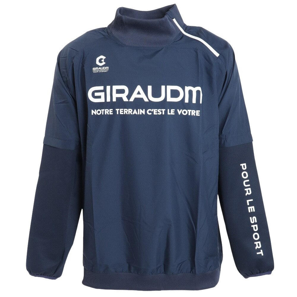 ジローム（GIRAUDM）（メンズ）サッカー フットサルウェア ハイブリッド ピステジャケット 741GM1ES7659 NVY★★★