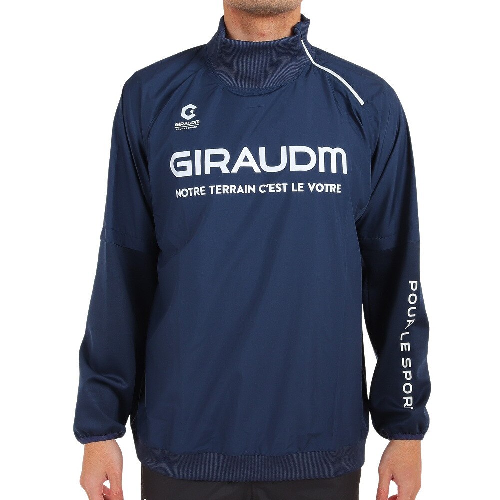 ジローム（GIRAUDM）（メンズ）サッカー フットサルウェア ハイブリッド ピステジャケット 741GM1ES7659 NVY★★★