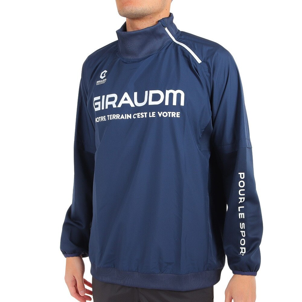 ジローム（GIRAUDM）（メンズ）サッカー フットサルウェア ハイブリッド ピステジャケット 741GM1ES7659 NVY★★★