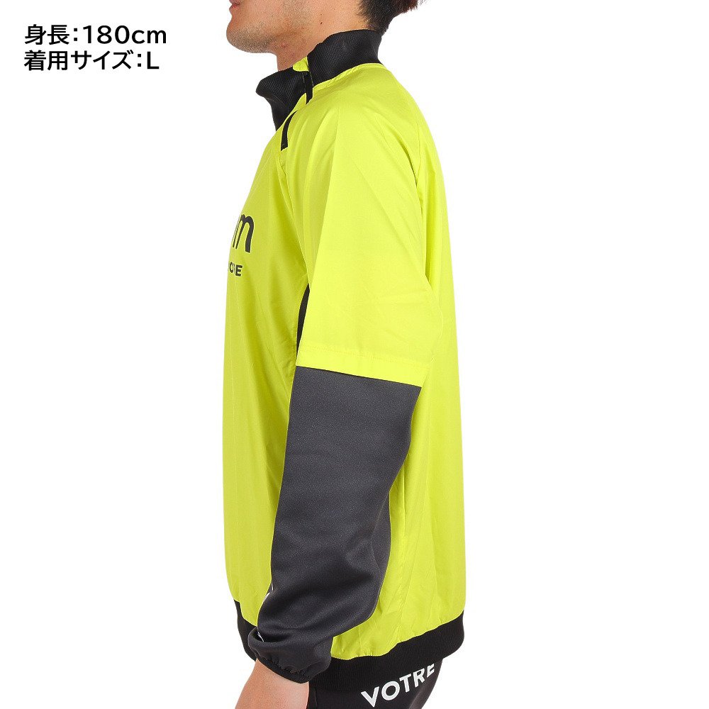 ジローム サッカー フットサルウェア ハイブリッド ピステジャケット 741gm1es7659 Yel スポーツ用品はスーパースポーツゼビオ