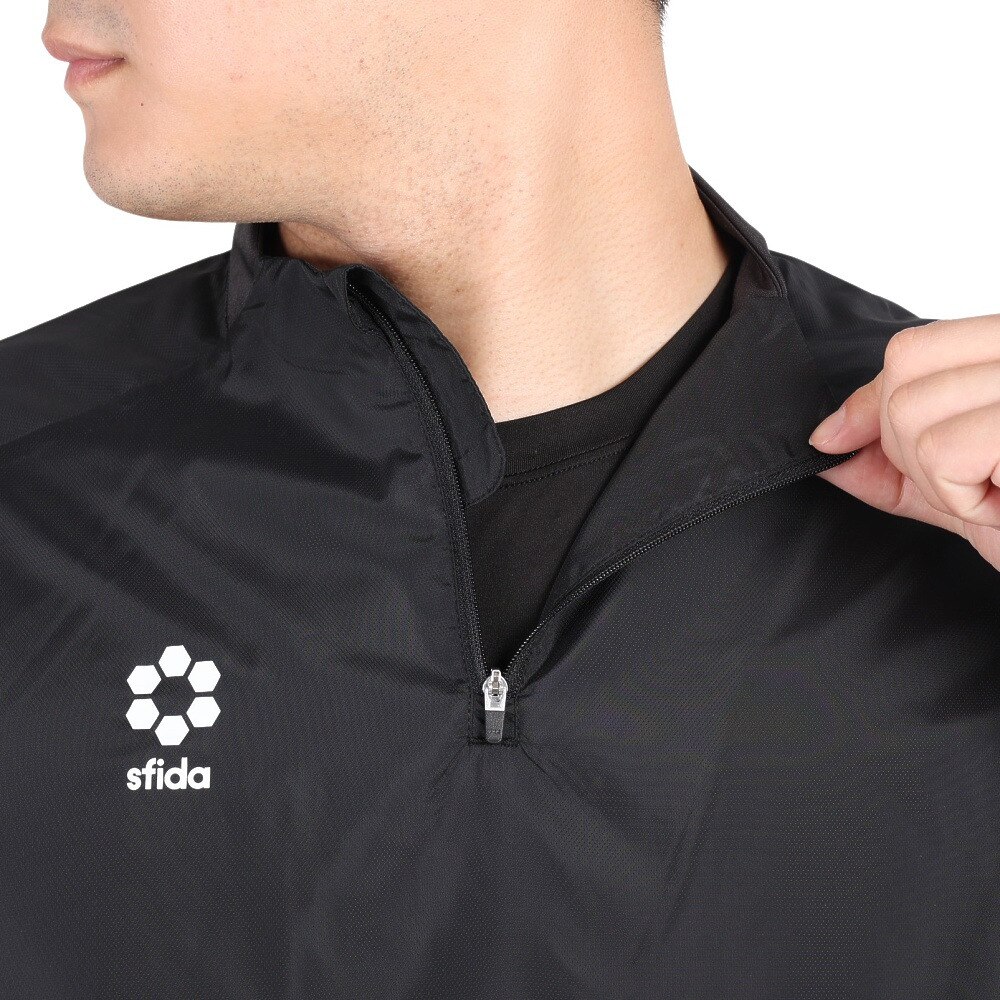 スフィーダ（SFIDA）（メンズ）サッカー フットサルウェア TEAMPres ピステHZトップ SA-23802 BLK