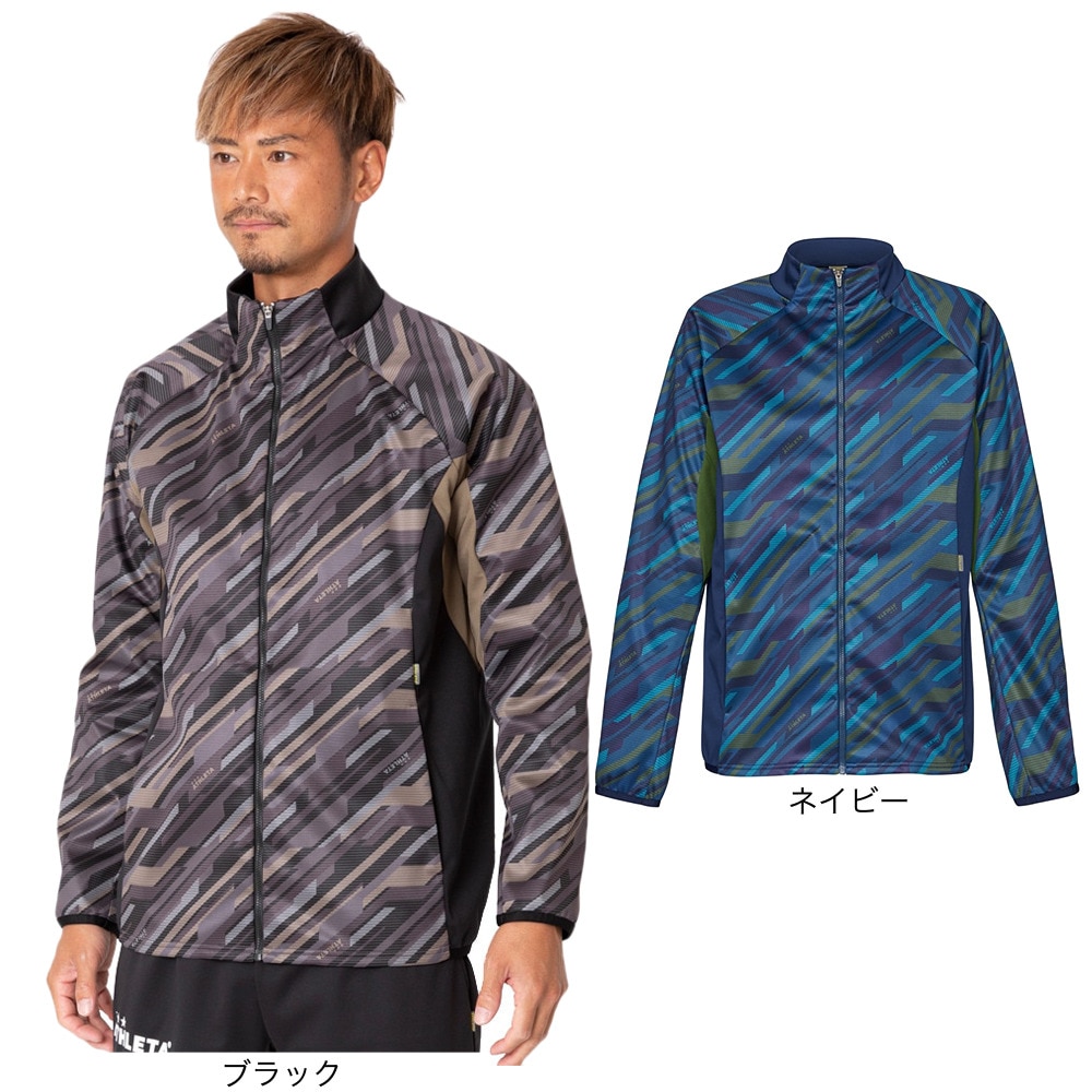 アスレタ（ATHLETA）（メンズ）サッカー フットサルウェア ライトウルトラシェルジャッケット 2402 BLK