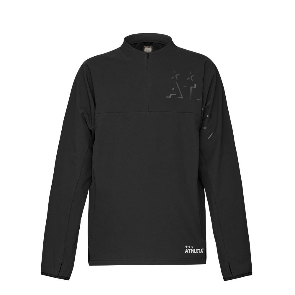 アスレタ（ATHLETA）（メンズ）サッカー フットサルウェア ウォームテックソフトシェルシャツ REI-1158 BLK