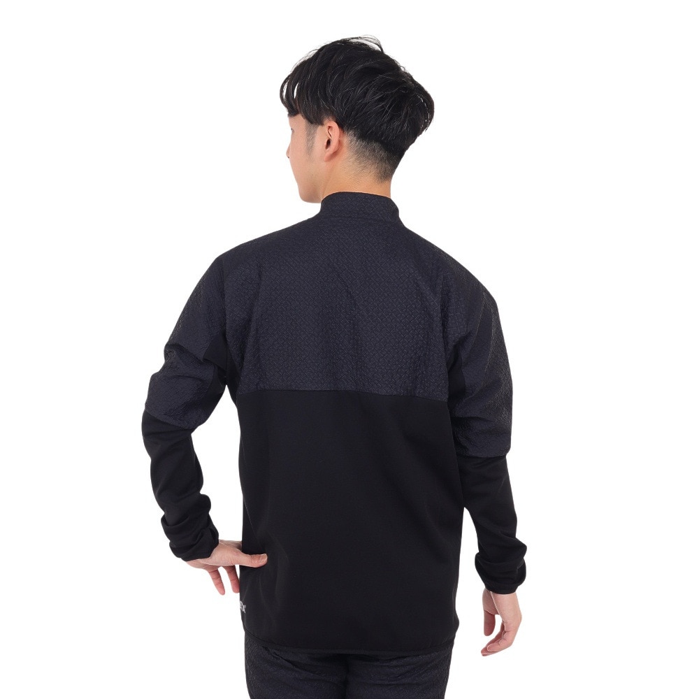 アスレタ（ATHLETA）（メンズ）サッカー フットサルウェア ハイブリッド3Dエンボスジャケット REI-1162 BLK