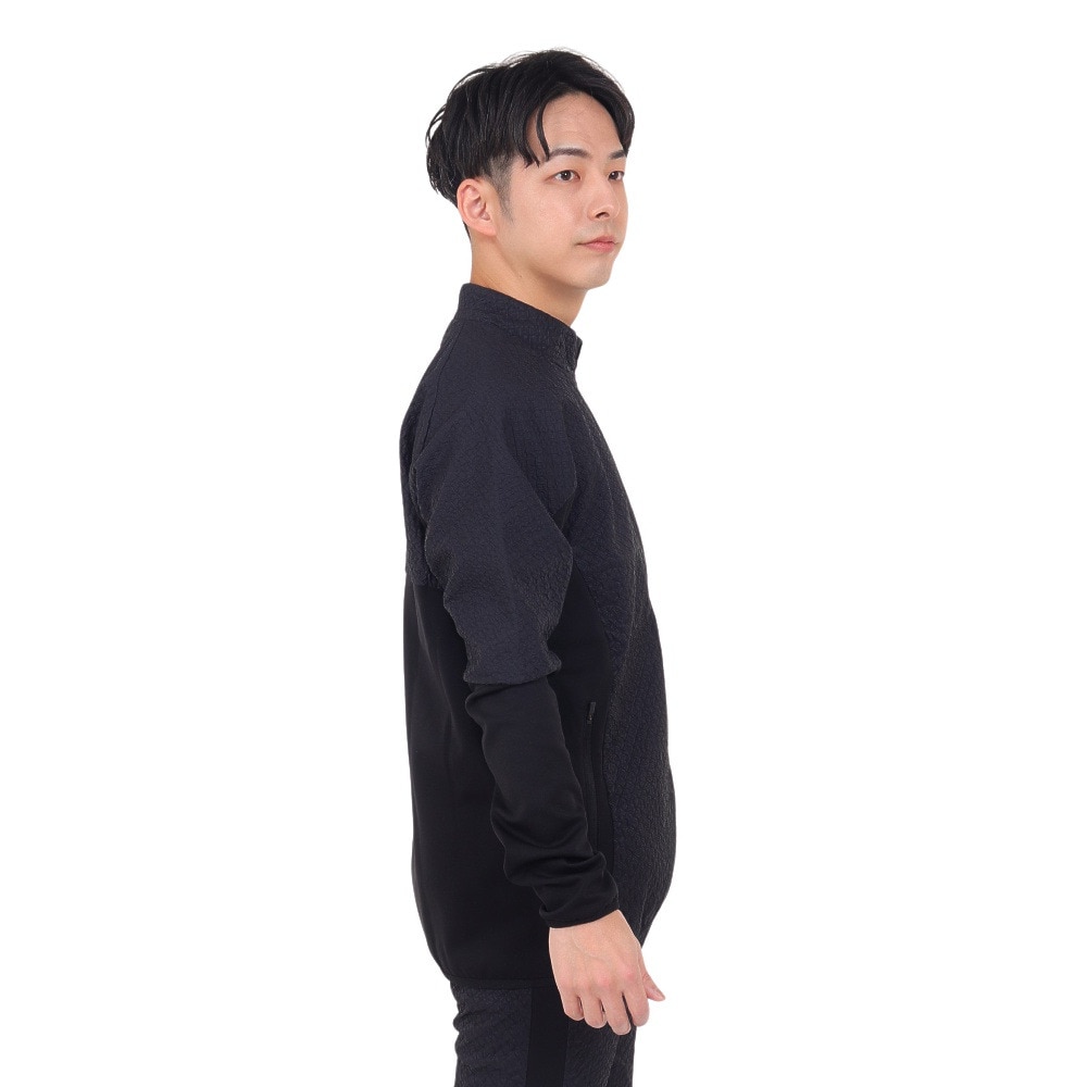 アスレタ（ATHLETA）（メンズ）サッカー フットサルウェア ハイブリッド3Dエンボスジャケット REI-1162 BLK