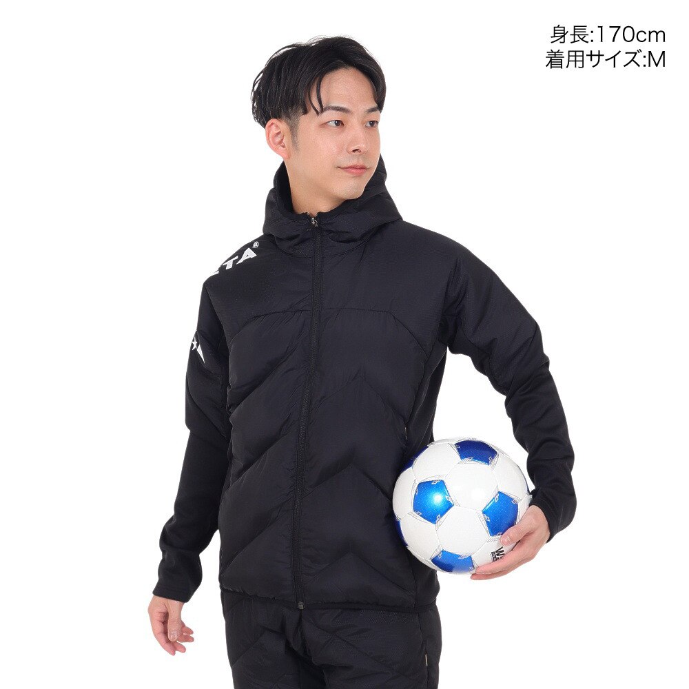 アスレタ（ATHLETA）（メンズ）サッカー フットサルウェア 中綿ウォームジャケット 4153 BLK