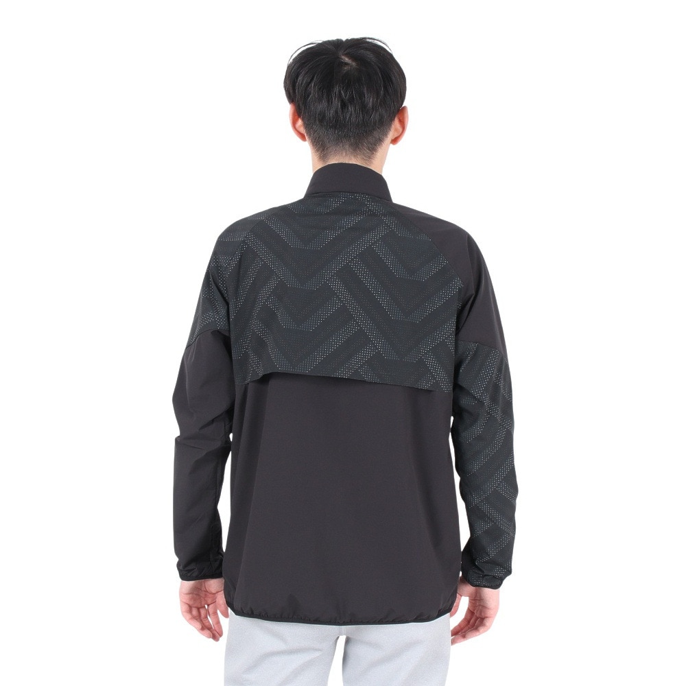 アスレタ（ATHLETA）（メンズ）サッカー フットサルウェア 裏地付きストレッチウインドジャケット24f 02415 BLK