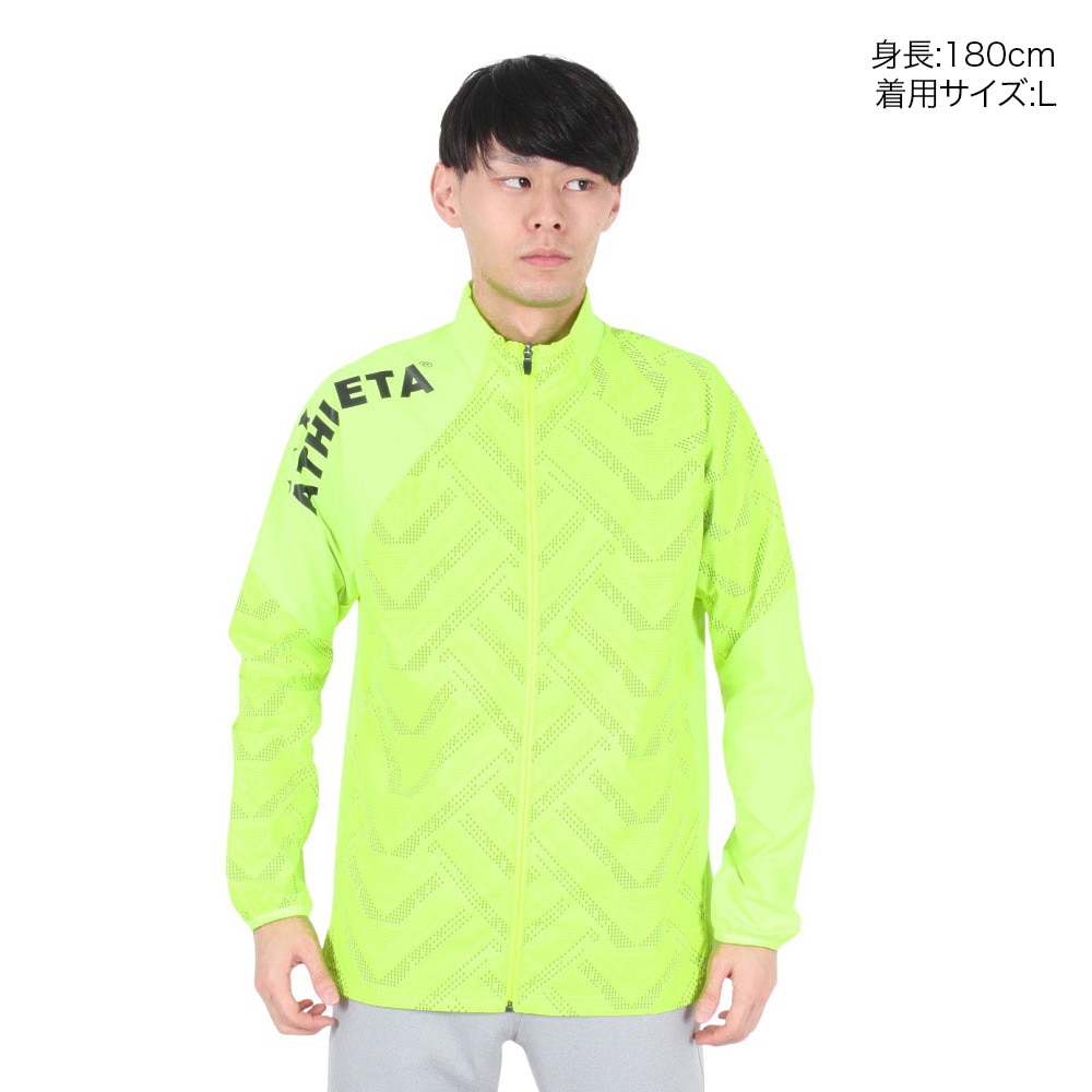 アスレタ（ATHLETA）（メンズ）サッカー フットサルウェア 裏地付きストレッチウインドジャケット24f 02415 F.YELLOW