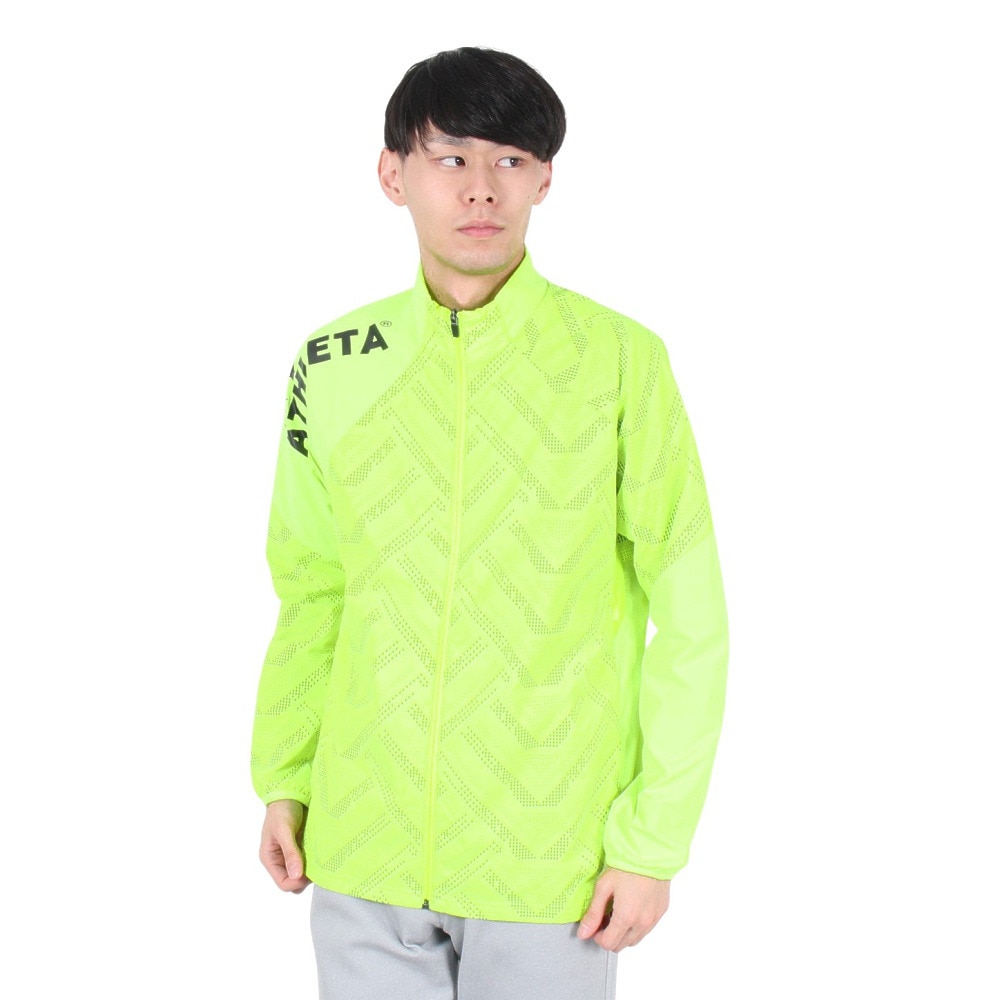 アスレタ（ATHLETA）（メンズ）サッカー フットサルウェア 裏地付きストレッチウインドジャケット24f 02415 F.YELLOW