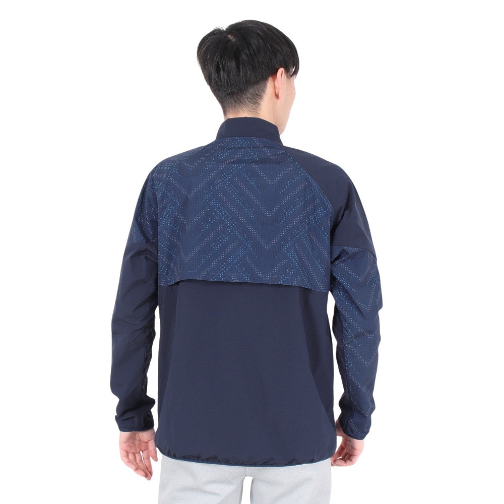 アスレタ（ATHLETA）（メンズ）サッカー フットサルウェア 裏地付きストレッチウインドジャケット24f 02415 NVY