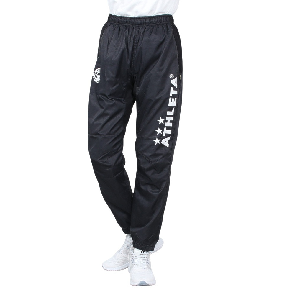 アスレタ（ATHLETA） サッカー ウェア メンズ 裏地付き ウインドブレーカーパンツ 2340 BLK スポーツ用品はスーパースポーツゼビオ