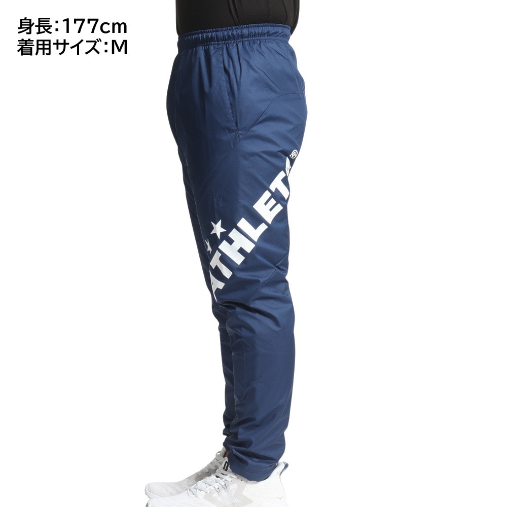 アスレタ（ATHLETA）（メンズ）サッカー フットサルウェア 裏付ピステパンツ XE-426 NVY