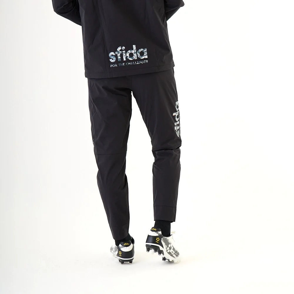 スフィーダ（SFIDA）（メンズ）サッカー フットサルウェア Challenger Thermotect ストレッチウインドパンツ SA-23508 BLK