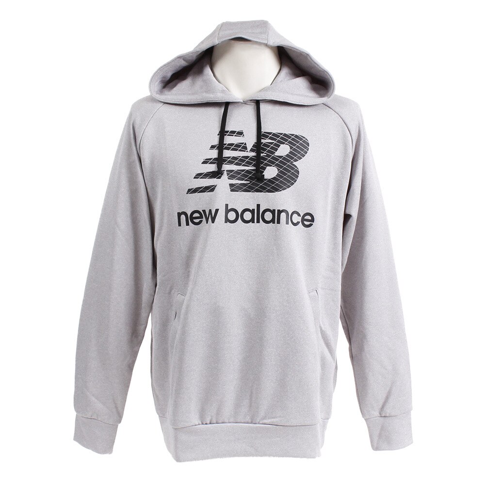 ニューバランス（new balance）（メンズ）スウェットフードディー パーカー トレーナー JMTF8831 サッカースポーツウェア