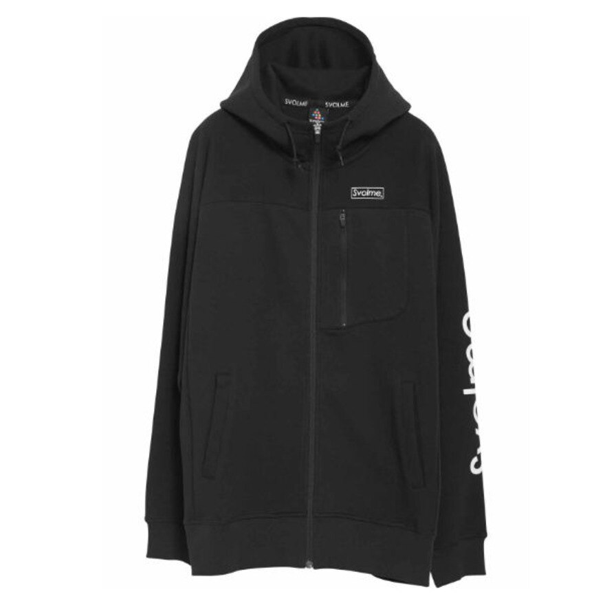  スウェットジップフーディー 1201-49501BK