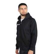 (メンズ)防風スウェット ZIP パーカー 3355 BLKXBLK スポーツウェア