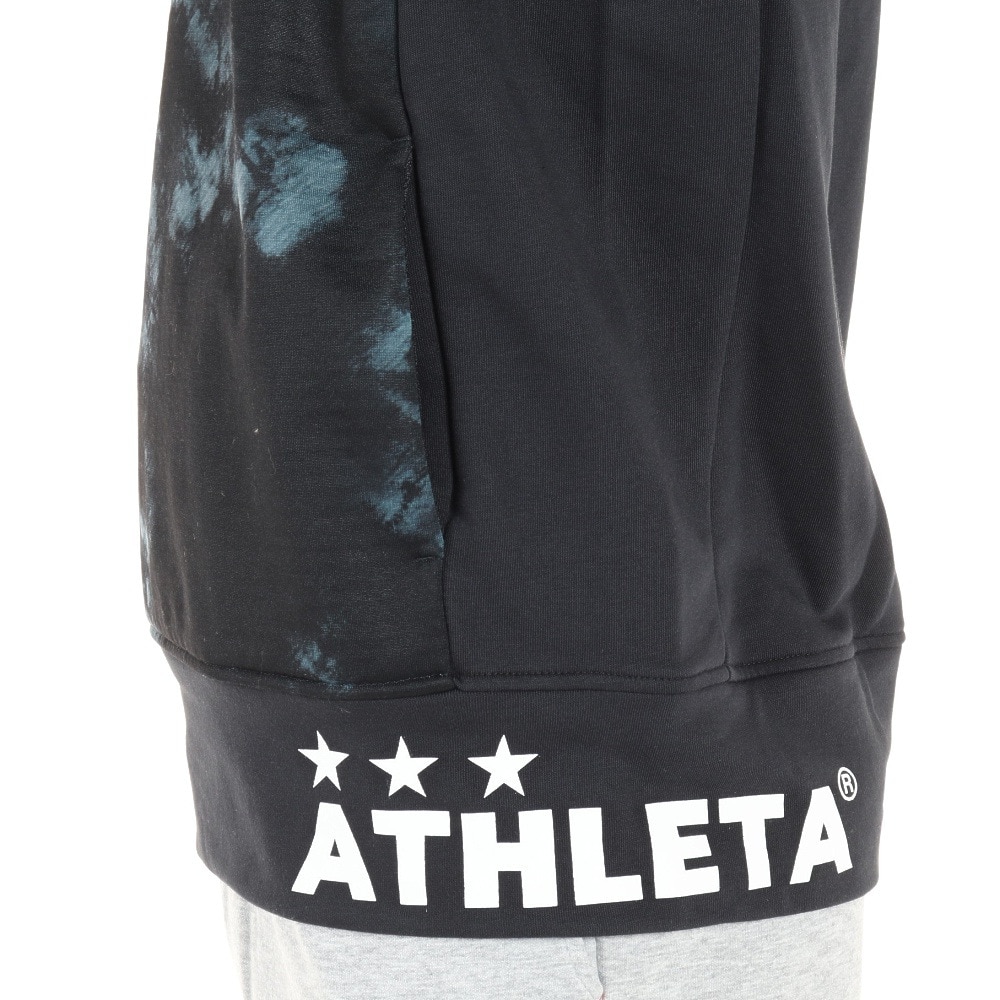 アスレタ（ATHLETA）（メンズ）防風スウェットパーカー 3356 BLK スポーツウェア