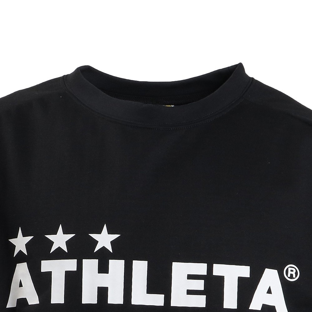 アスレタ（ATHLETA）（メンズ）防風スウェットシャツ 3357 BLKXBLK スポーツウェア