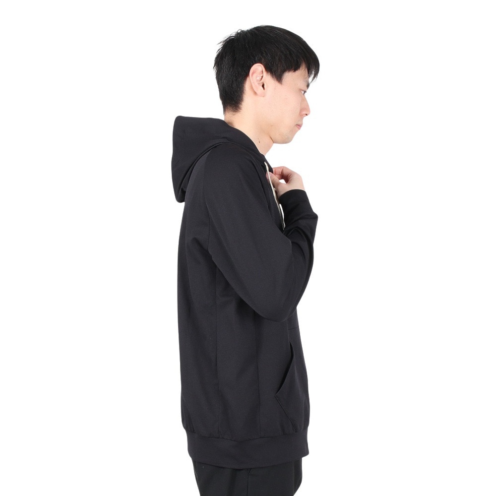 アスレタ（ATHLETA）（メンズ）カラー杢スウェットZIPパーカー 3359 BLK スポーツウェア 速乾