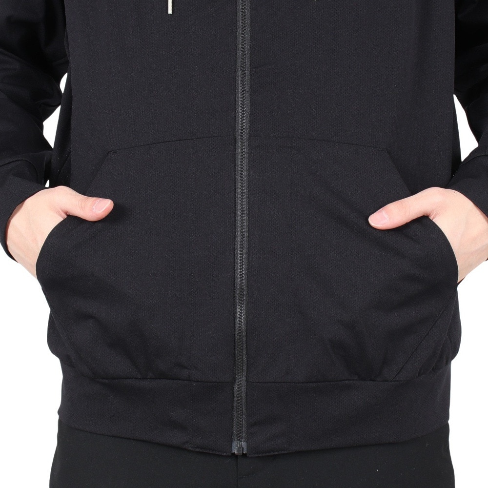 アスレタ（ATHLETA）（メンズ）カラー杢スウェットZIPパーカー 3359 BLK スポーツウェア 速乾