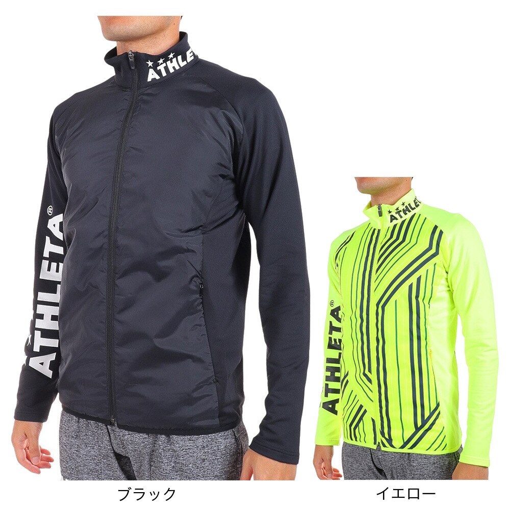 アスレタ（ATHLETA）（メンズ）サッカー フットサルウェア 中綿ミドルジャージジャケット 2374 BLK
