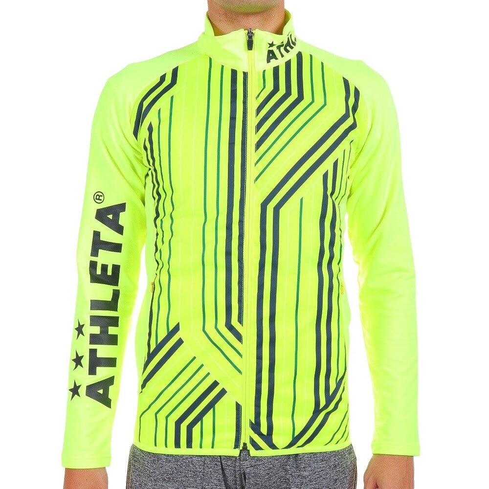 アスレタ（ATHLETA）（メンズ）サッカー フットサルウェア 中綿ミドルジャージ ジャケット 2374 YEL