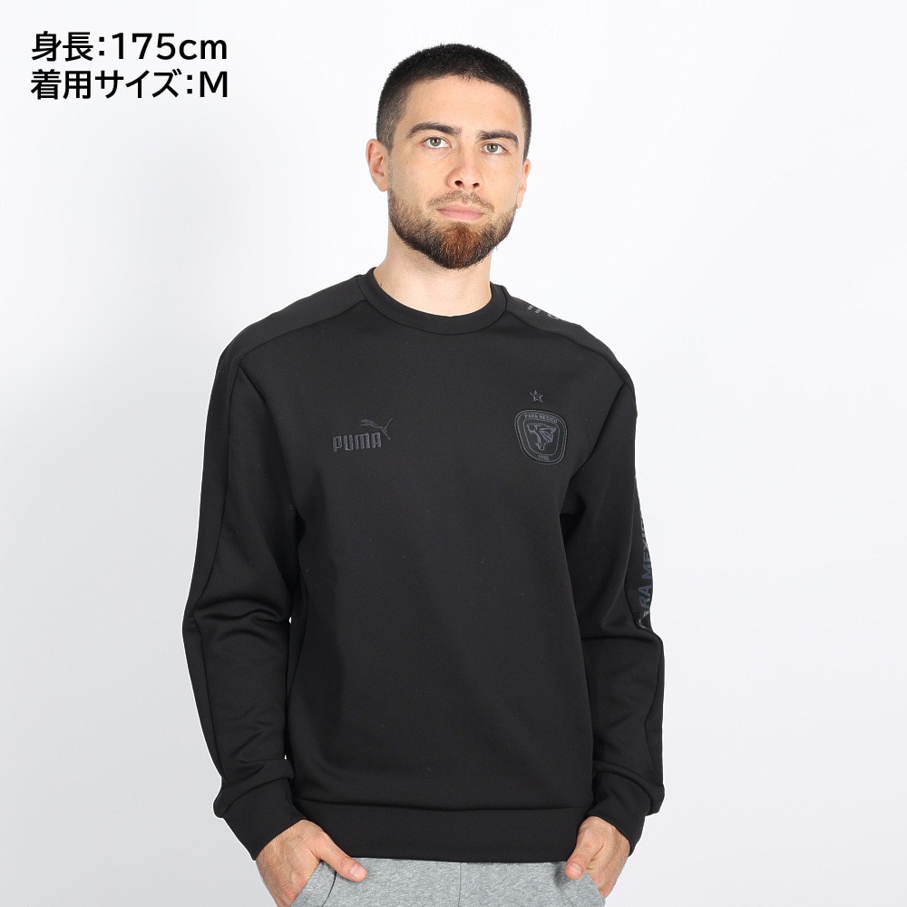 プーマ（PUMA）（メンズ）サッカー フットサルウェア PM ニット クルーネック スウェットシャツ 65836401