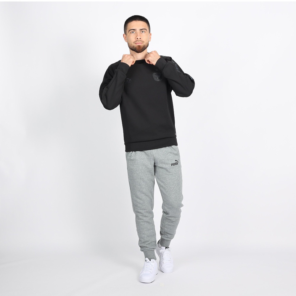 プーマ（PUMA）（メンズ）サッカー フットサルウェア PM ニット クルーネック スウェットシャツ 65836401 速乾