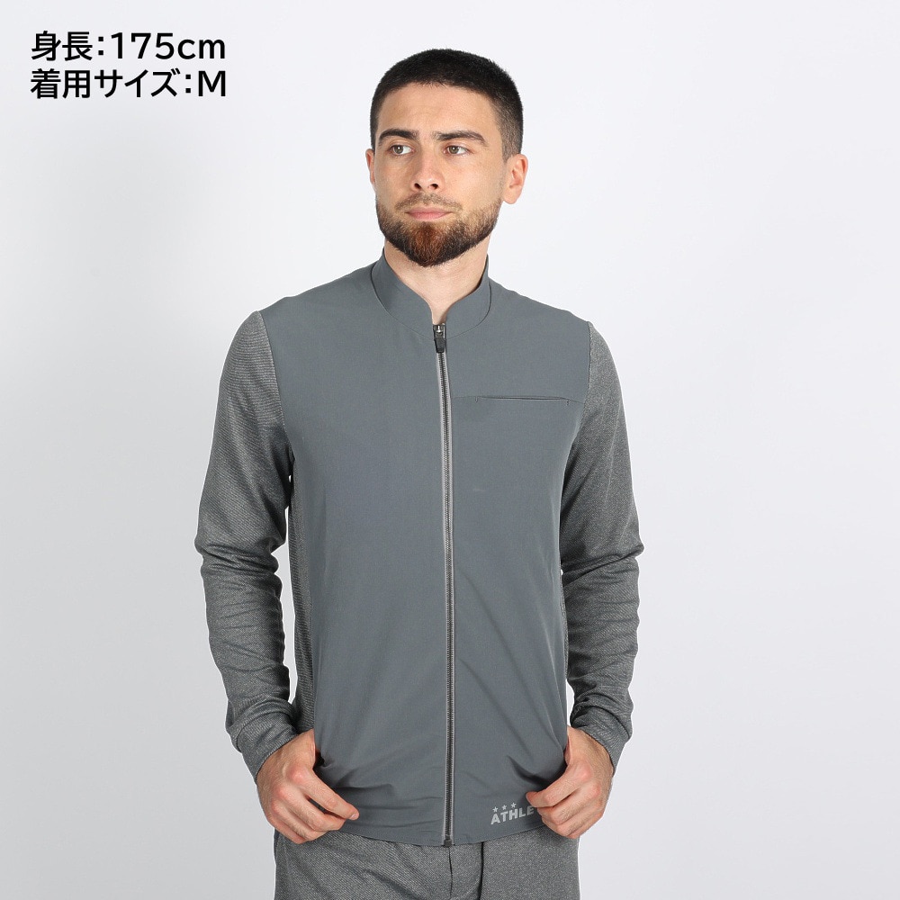 アスレタ（ATHLETA）（メンズ）サッカー フットサルウェア クラブジャージジャケット REI-1153 GRY