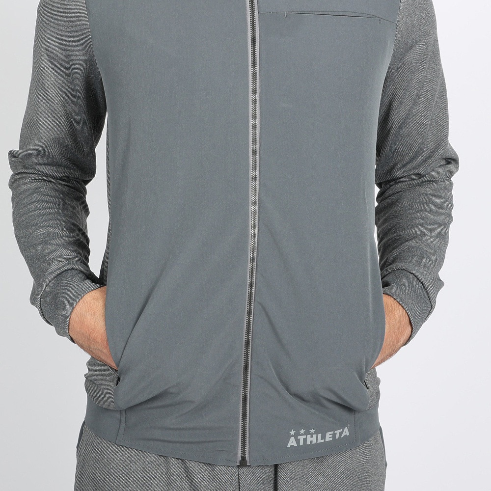 アスレタ（ATHLETA）（メンズ）サッカー フットサルウェア クラブジャージジャケット REI-1153 GRY