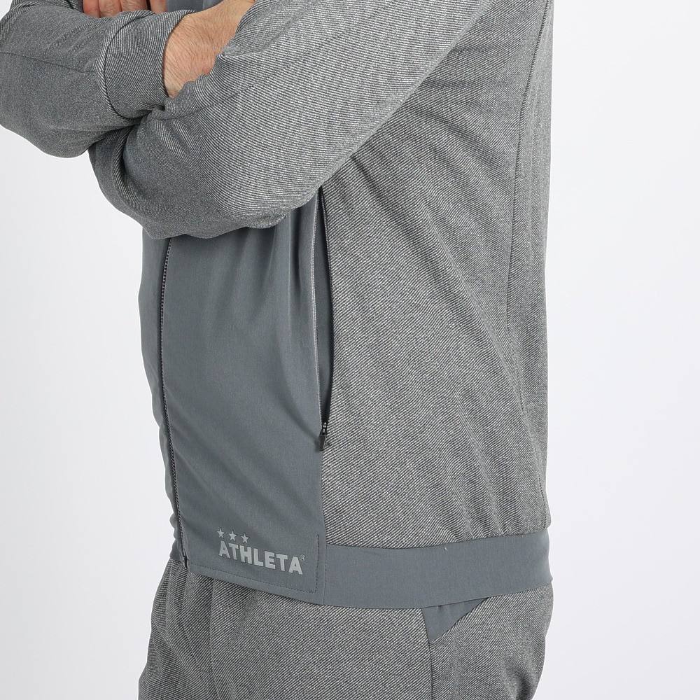 アスレタ（ATHLETA）（メンズ）サッカー フットサルウェア クラブジャージジャケット REI-1153 GRY