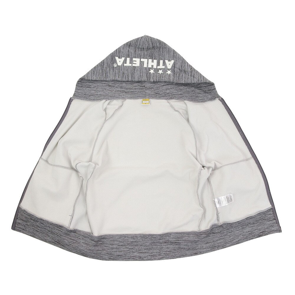 アスレタ（ATHLETA）（メンズ）サッカー フットサルウェア スウェットフルジップパーカー 3377 CGRY