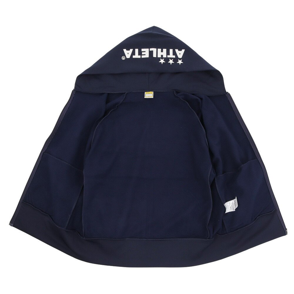 アスレタ（ATHLETA）（メンズ）サッカー フットサルウェア スウェット フルジップパーカー 3377 NVY