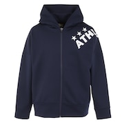 アスレタ（ATHLETA）（メンズ）サッカー フットサルウェア スウェット フルジップパーカー 3377 NVY