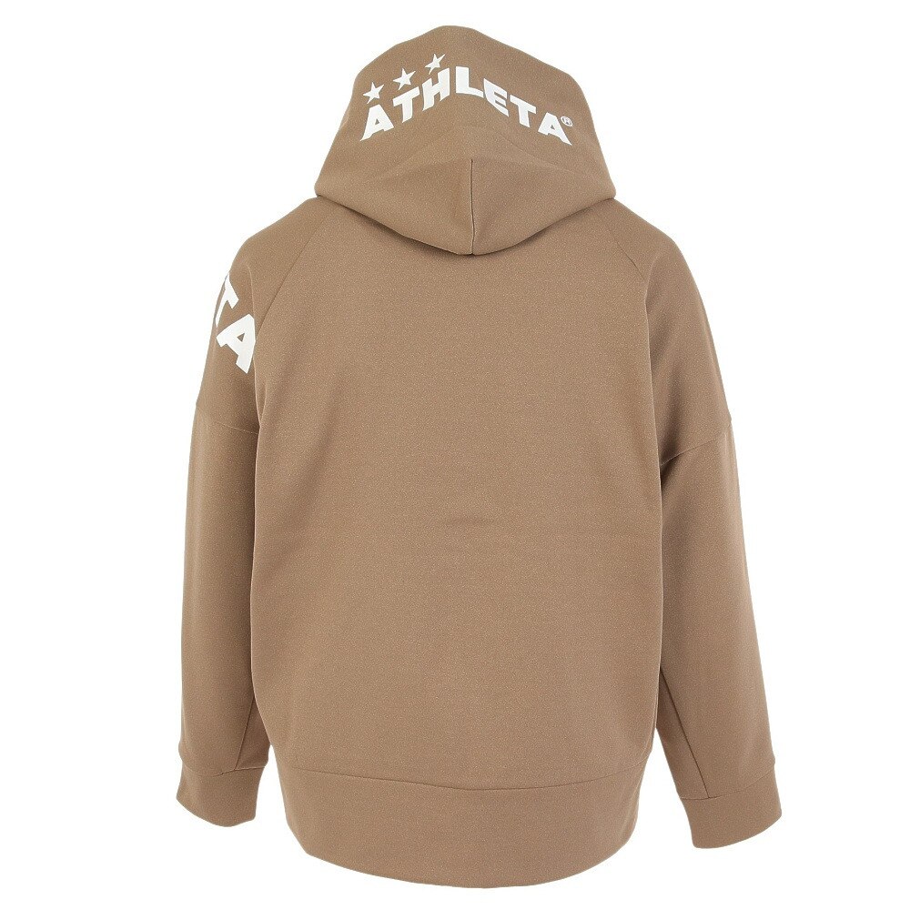 アスレタ（ATHLETA）（メンズ）サッカー フットサルウェア スウェット フルジップパーカー 3377 BEG