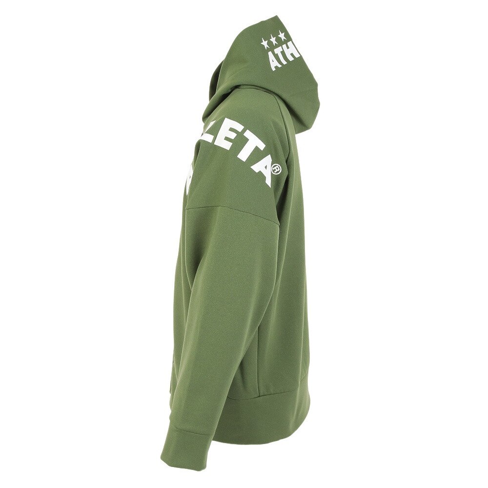 アスレタ（ATHLETA）（メンズ）サッカー フットサルウェア スウェット フルジップパーカー 3377 KHK