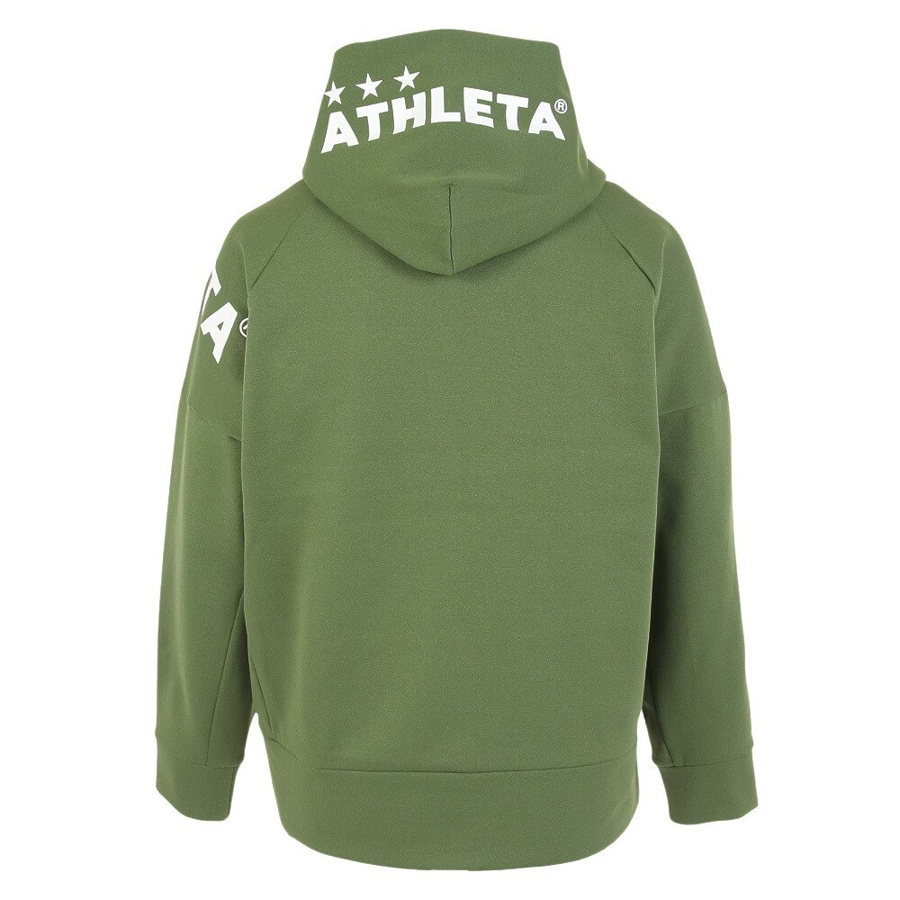 アスレタ（ATHLETA）（メンズ）サッカー フットサルウェア スウェット フルジップパーカー 3377 KHK